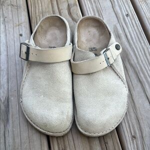 Birkenstock Lutry Suede Clogs